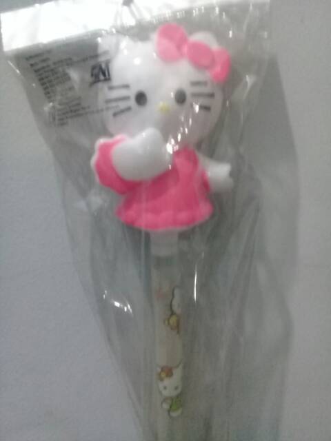 Tongkat Peri Hello Kitty Lampu Led Rainbow