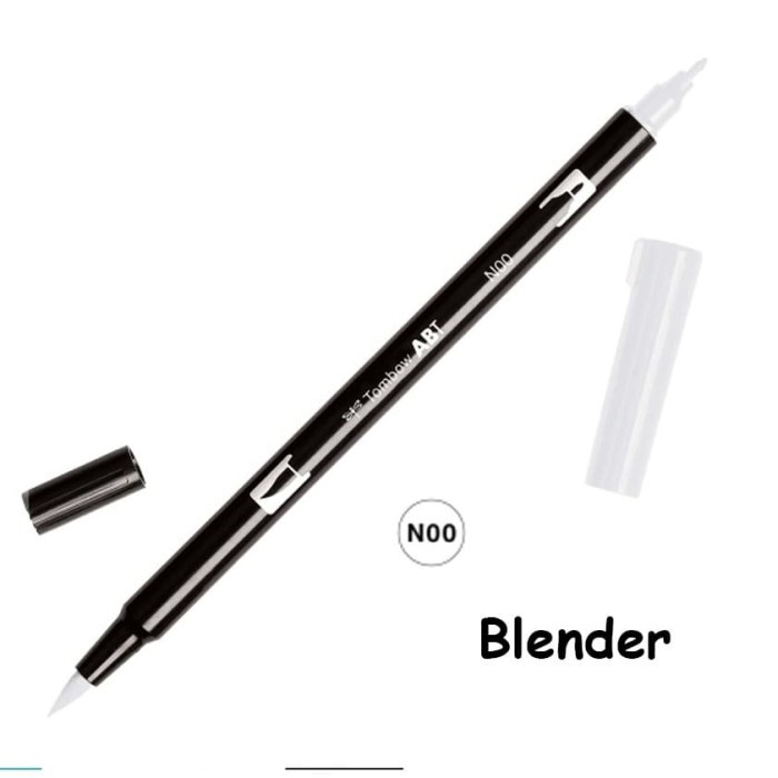 

kaligrafi-perlengkapan- abt tombow dual brush pen art maker n00 blender -perlengkapan-kaligrafi.