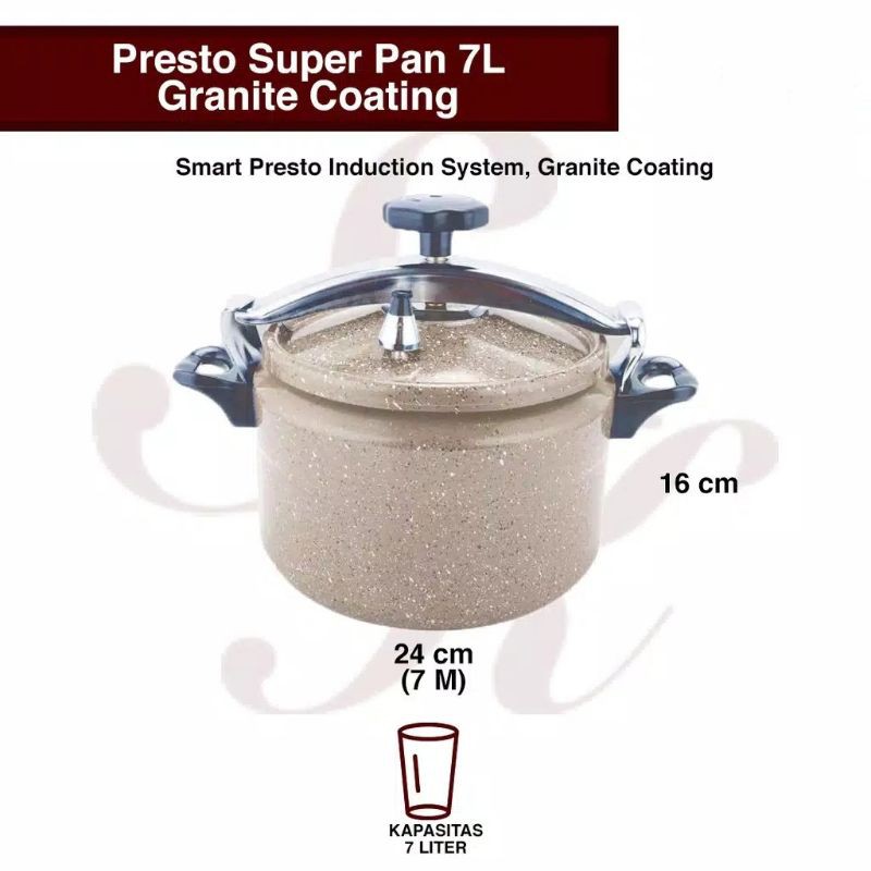 Bolde Super Pan Granite Presto 7 Liter