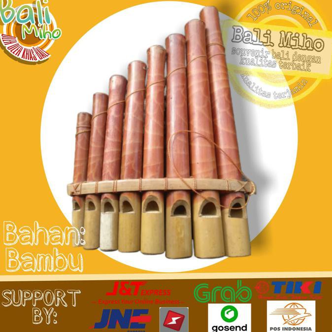 Produk Terbaik] Suling Harmonika/Suling Bambu/Suling Bali/Seruling/Unik/Suling Nempel