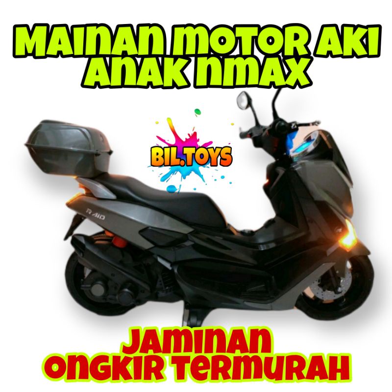 MOTOR AKI ANAK PMB 588 NMAX MAINAN MOTOR AKI PMB 588 MAINAN MOTOR ACCU RAID MURAH RAID M-588 KADO ULTAH ANAK