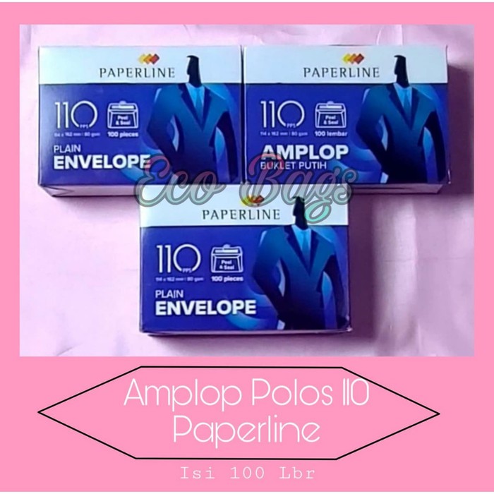 

Paperline 110 amplop / Paperline 110 PPS / Amplop Putih Paperline 110