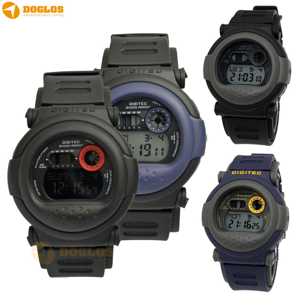 Digitec Digital Jam Tangan Sport DG2101T Original Watch Water resist
