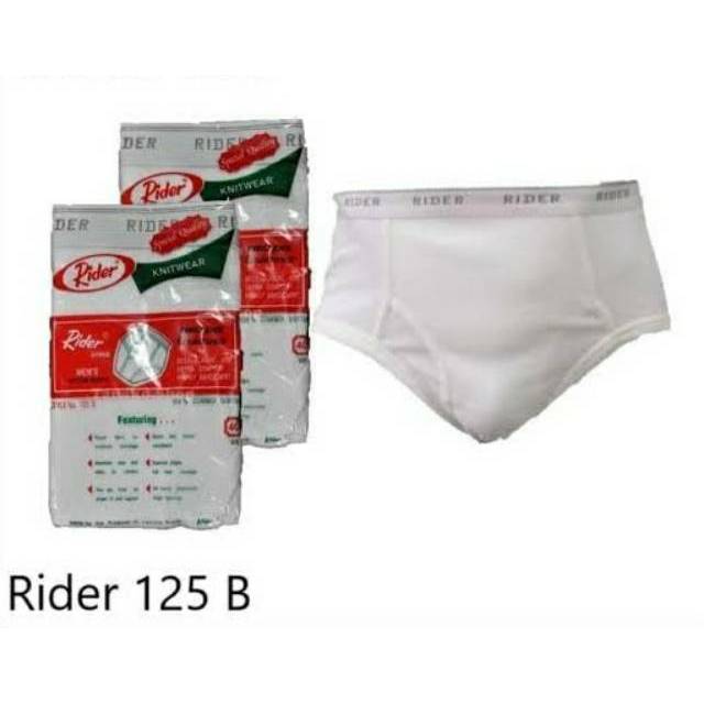 Ld/Li CELANA DALAM PRIA RIDER PUTIH