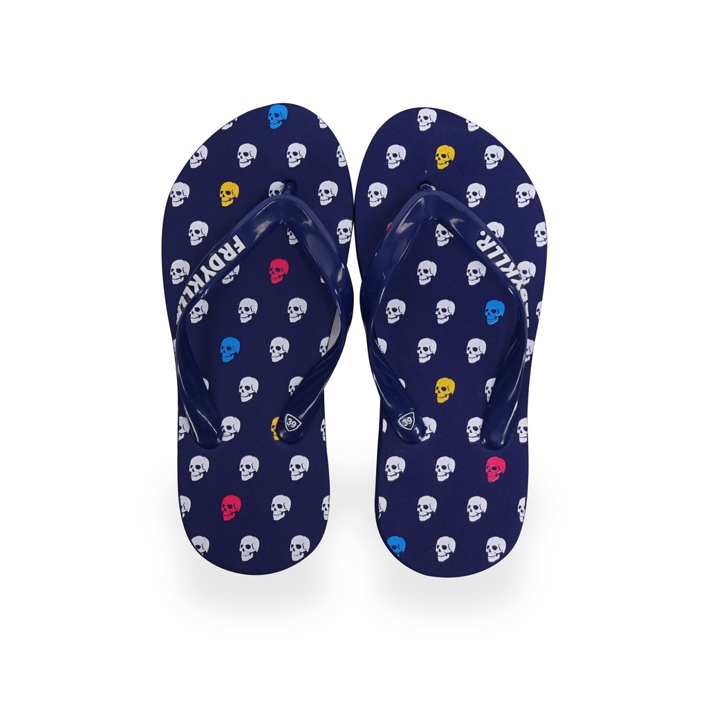 SANDAL JEPIT FRIDAY KILLER | SKULLO RIOT NAVY