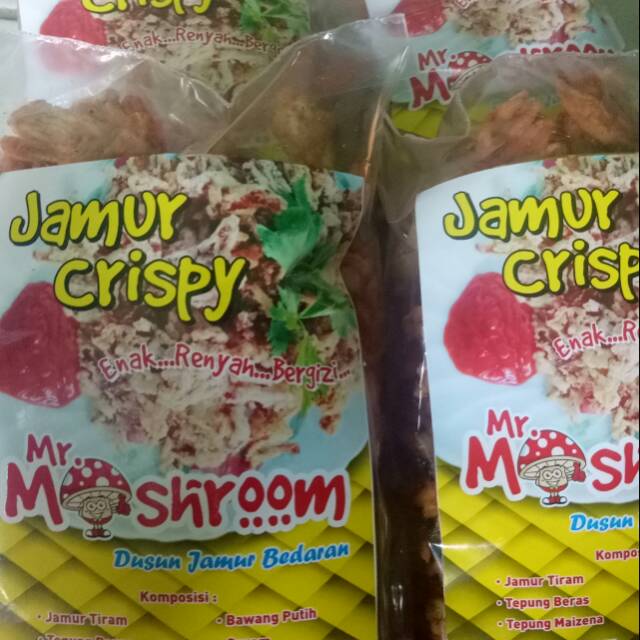 

Jamur crispy barbeque 125gr Mr. Mushroom