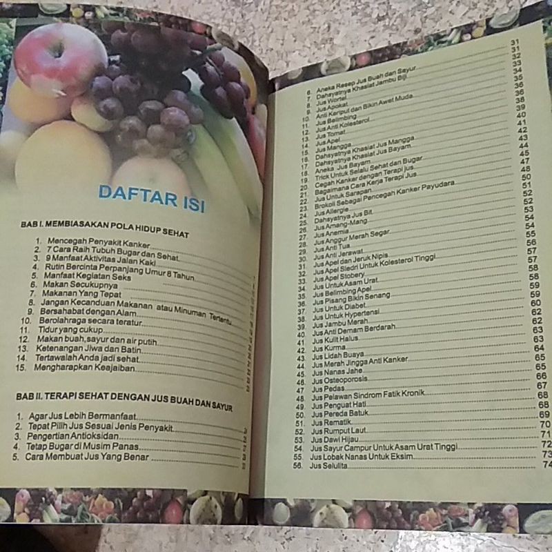 Buku Sehat Dan Bugar Dengan Terapi Jus Buah Dan Sayur Shopee Indonesia