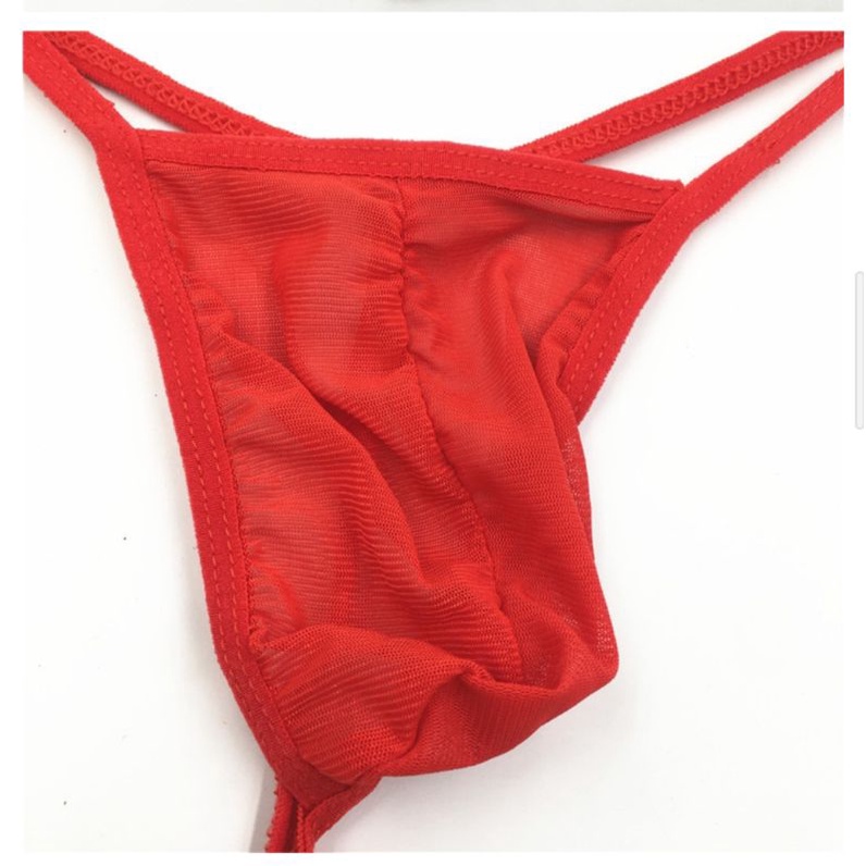 T03 G String Pria Transparant thong celana dalam kantung men underwear panty
