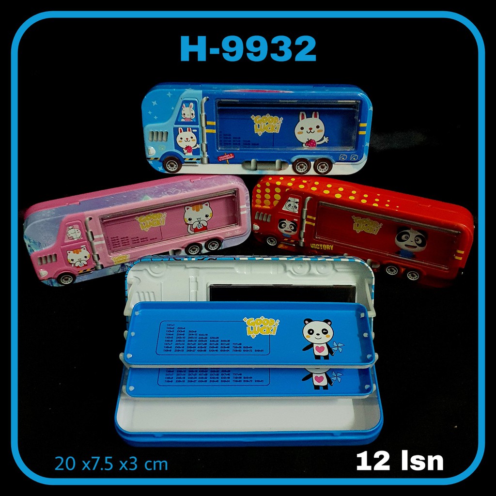 

ILP Kotak Pensil Kaleng H-9932 / Tempat Pensil / Pencil Case