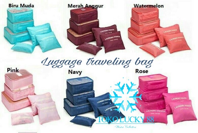 IMPORT Luggage Travel Bag Tas Koper Luggage Bag Organizer Travel Jalan Jalan