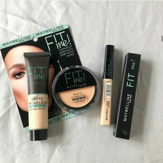 Bedak+Foundation+Concealer Fit Me Maybelline 3in1 Mika