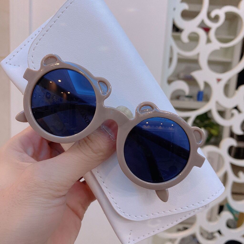 Kacamata beruang anak / kacamata fashion telinga bear kacamata beruang hitam kids sunglasses