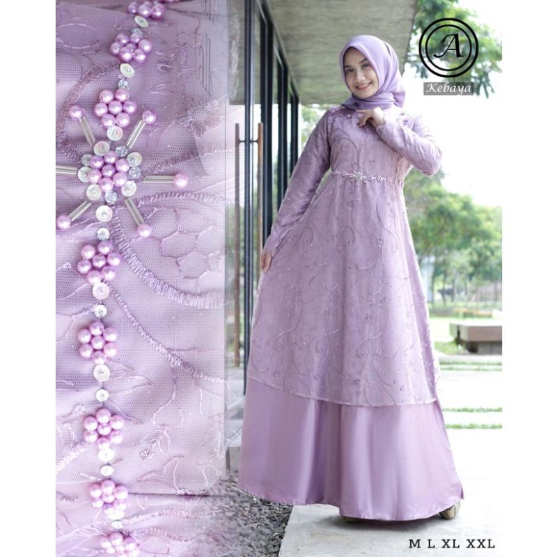 Cod gamis tille pesta modern//gamis pesta muslim//fashion muslim//gamis lebaran terbaru