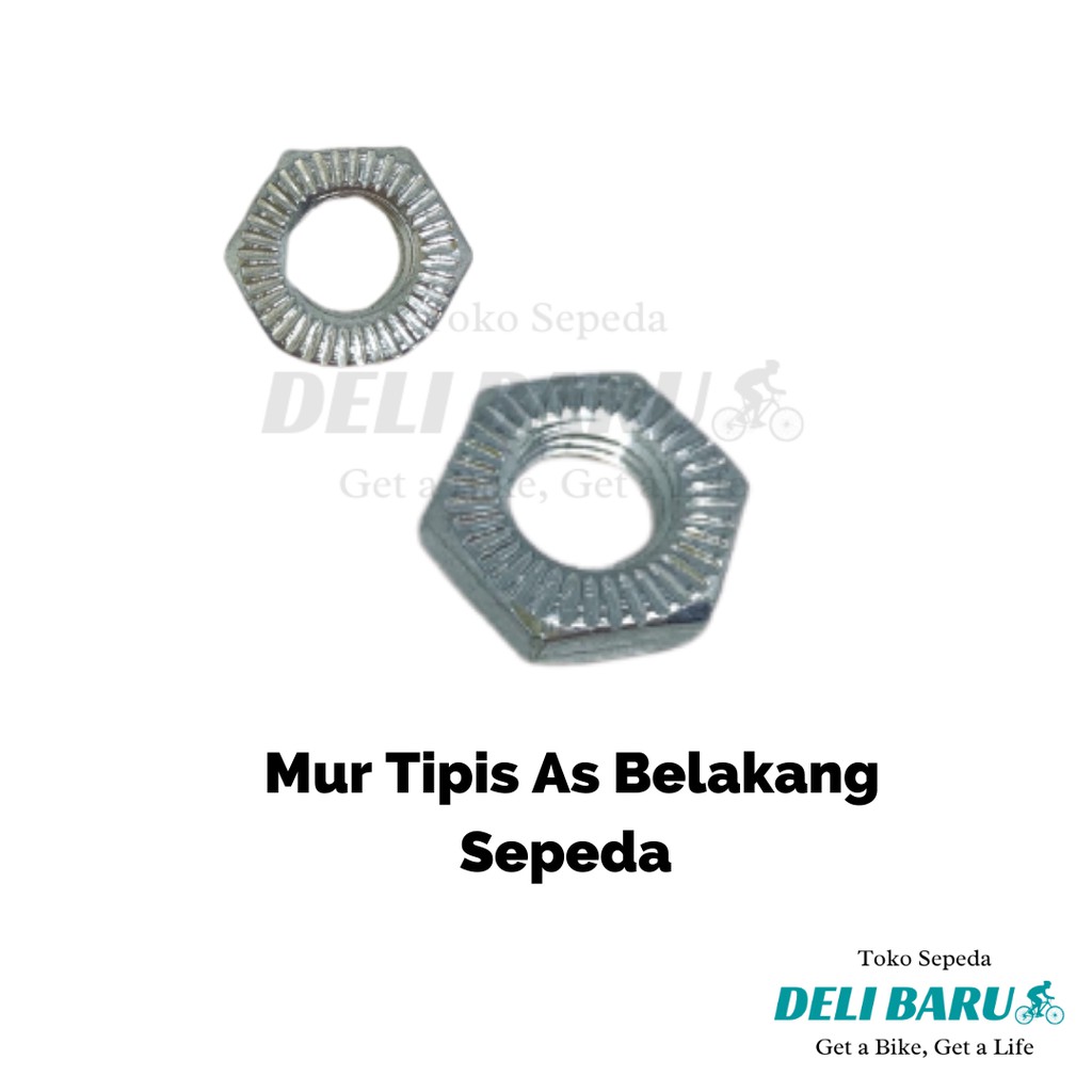 Mur tipis as belakang sepeda