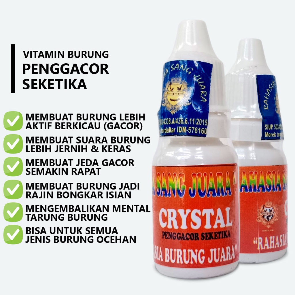 VITAMIN BURUNG GACOR SEKETIKA | VITAMIN BURUNG LOVEBIRD MURAI KACER KENARI PLECI BURUNG KICAU LAINYA