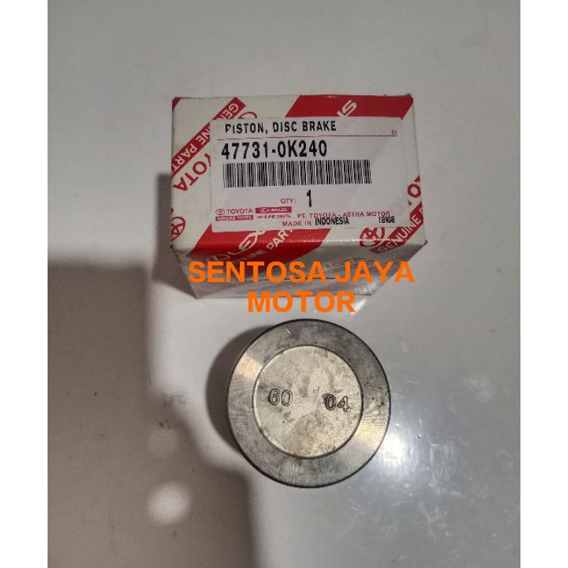 PISTON CALIPER KALIPER CAKRAM INOVA INNOVA REBORN ALL NEW INNOVA 47731-0K240 ORIGINAL