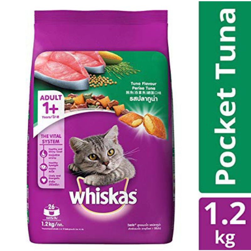 Whiskas adult 1,2kg tuna flavor- frespack
