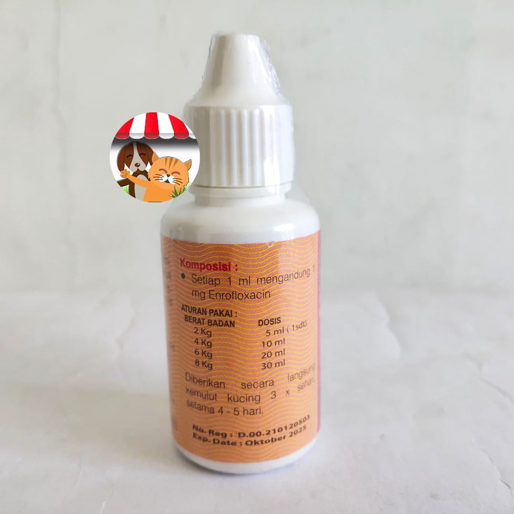 Miu Drop 30ml Antibiotik Tetes Untuk Kucing