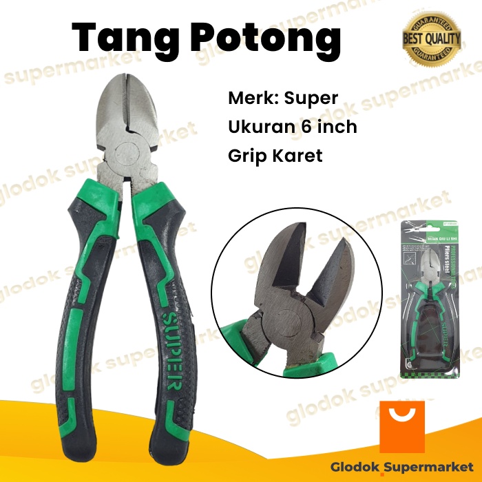 Tang Potong 6 inch Super Diagonal Cutter Pliers 150mm