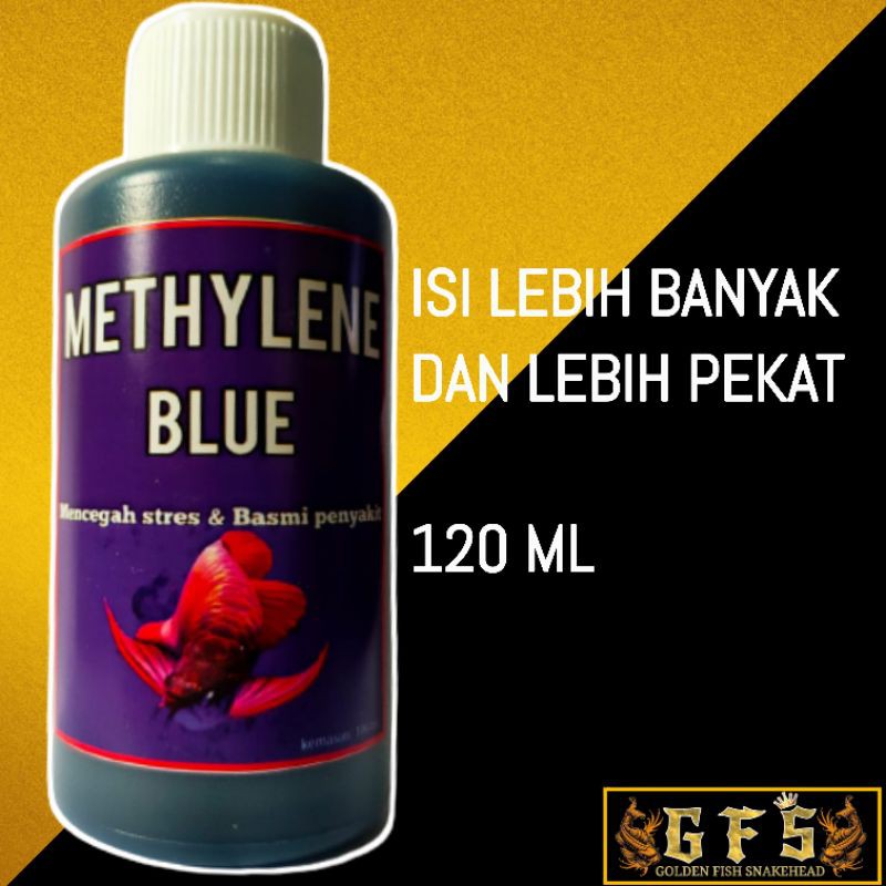 METHYLENE BLUE/Obat ikan hias Untuk whitespot,anti stres,karantina