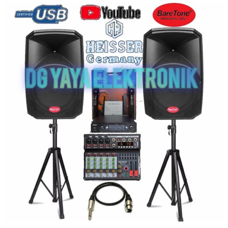 apket sound System BARETONE 12 MA HARDWELL HEISSER ORIGINAL