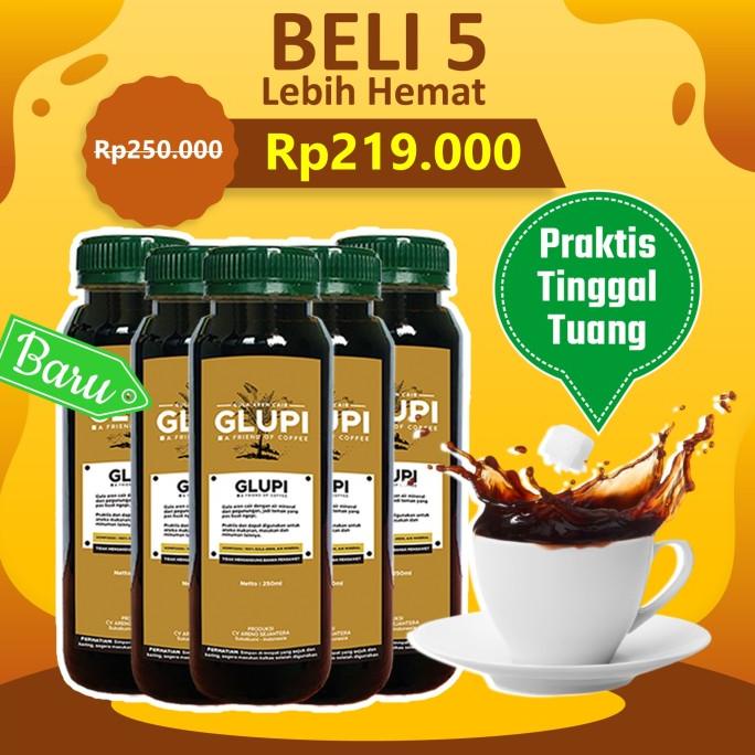 

[PAKET 5 BOTOL GLUPI] GULA AREN CAIR BROWN SUGAR ORGANIC UNTUK CAKE CD364512ZX