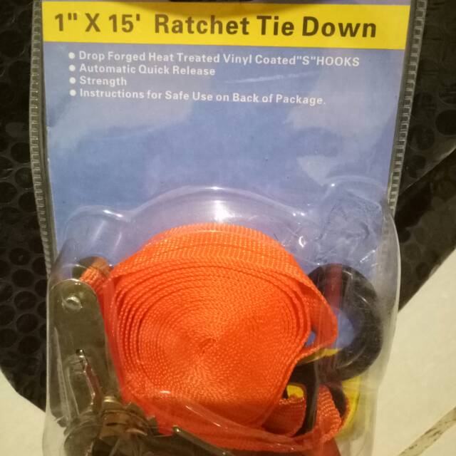 Ratchet tie down