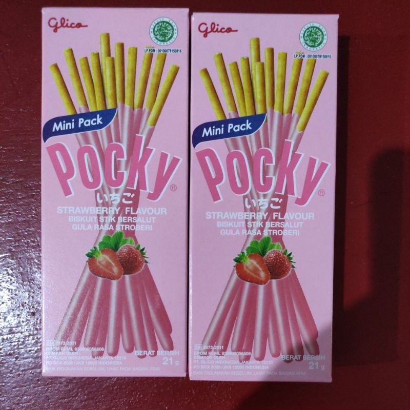 

pocky mini pack strawberry 21g