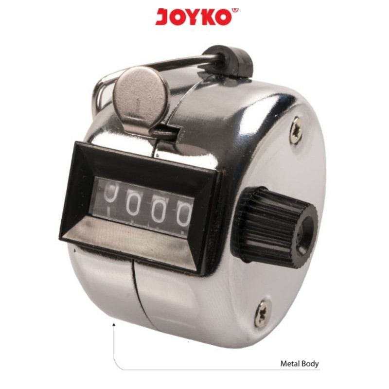 JOYKO HAND TALLY COUNTER HC-4D - ALAT HITUNG BODY 4 DIGIT BESI