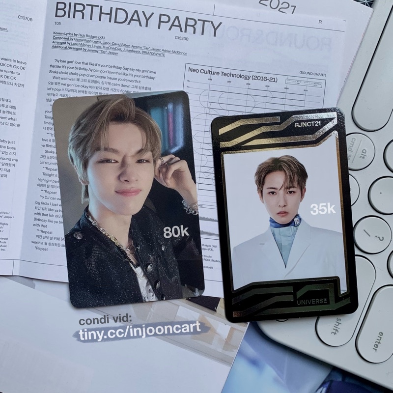 [READY INA] PC Photocard SUNGCHAN RENJUN UC Universe Card NCT 2020
