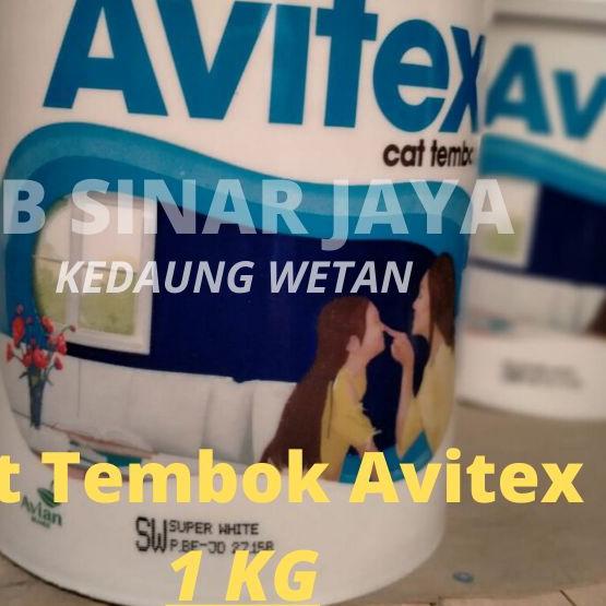 ✽ AVITEX 1KG / CAT AVITEX KILOAN 1 KG PUTIH / AVITEX 1KG SW ♠