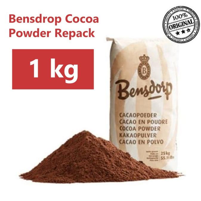 

Bensdrop Bubuk Cokelat 1kg Bensdorp Pure Cocoa Powder Coklat 1000gr MURAH Kode 738