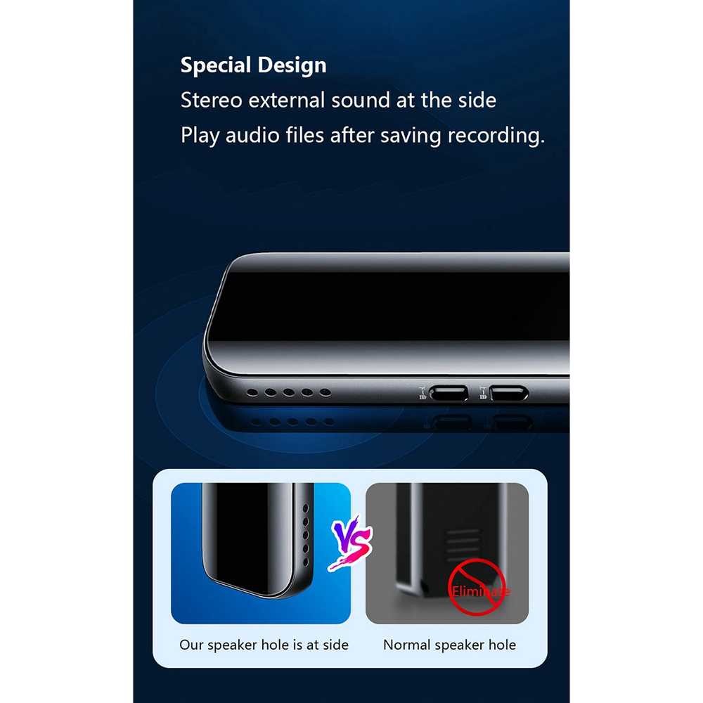 Perekam Suara Hyperbolic Digital Voice Recorder 8GB