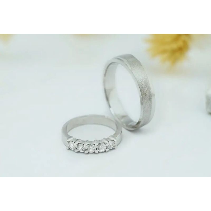 cincin perak asli cincin pernikahan cincin couple pria wanita viral