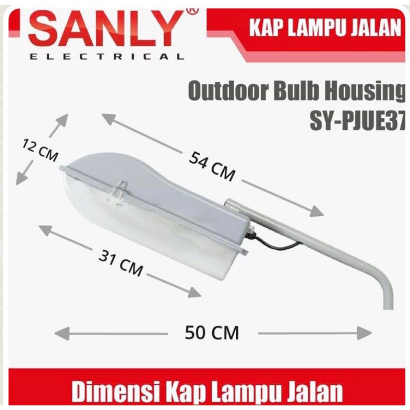 KAP PJU ( PENERANGAN JALAN UMUM ) VACOLUX/ SANLY / BOX LAMPU HFR - 45A