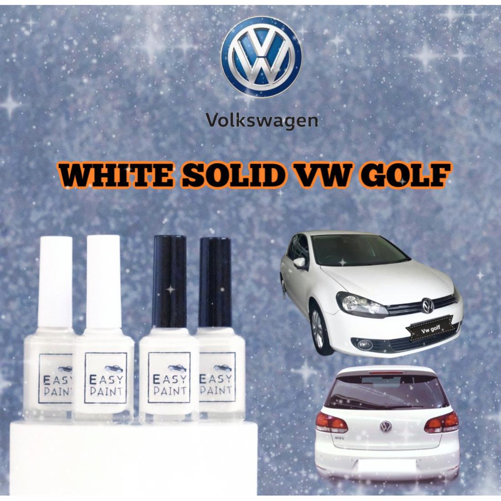 Cat Oles White Solid VW Golf Putih Solid