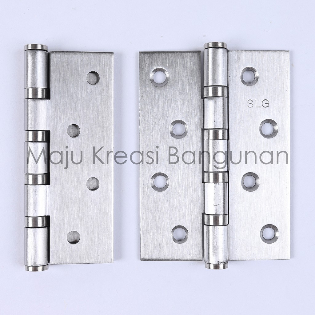 Engsel Tebal Merk SLG 4&quot; Stainless Steel Pintu Jendela 4 Inch Inci 4Inch 4Inci Kuat