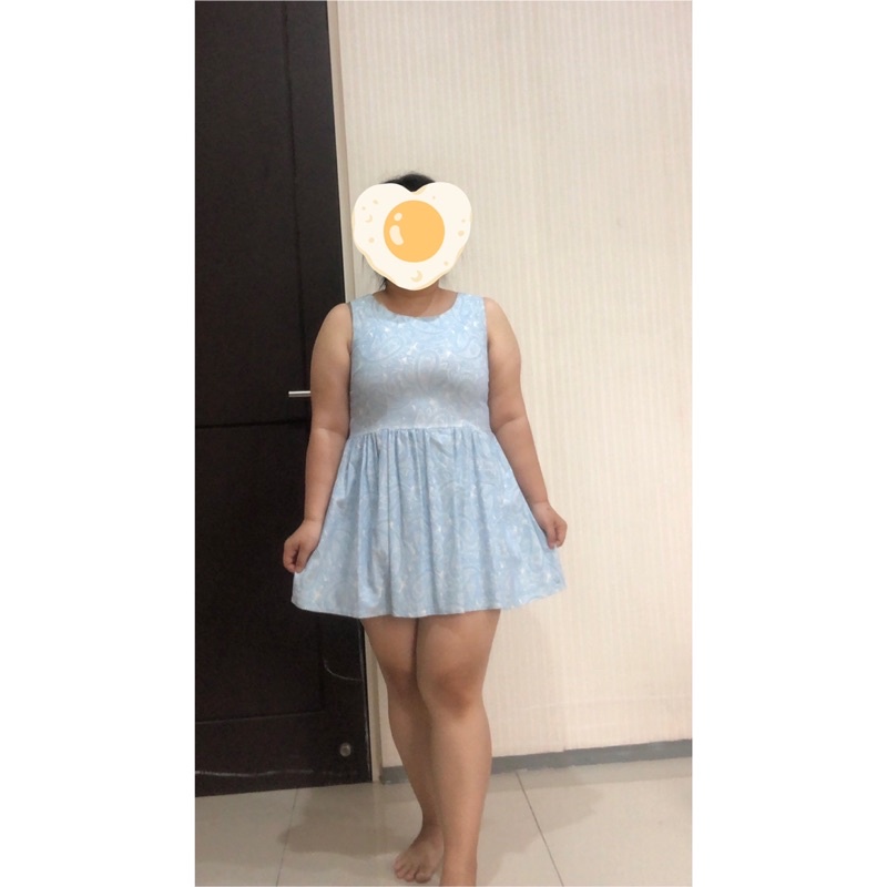 Dress / Dressbiru / Dress pesta / Preloved Dress / Dress Plus size / Dress big size / dress jumbo