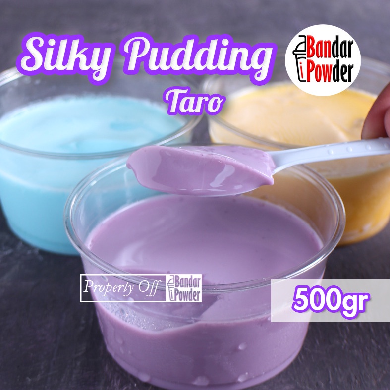 

Bubuk Silky Pudding Taro 500gr - Puding Sutera Lembut Tanara Powder