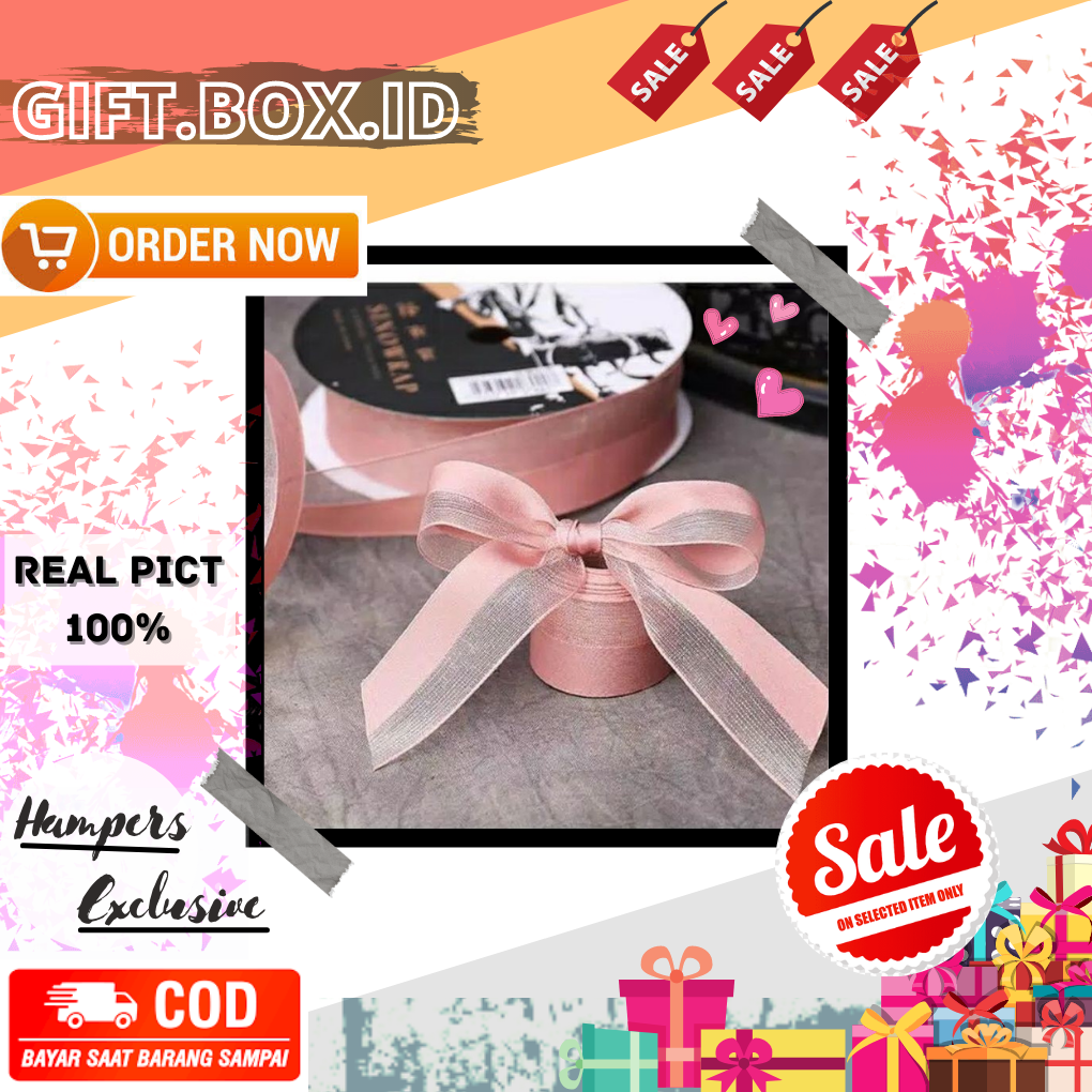 

Pita Kado Tarik Pita Souvenir Hias Parcel Pita Double Tambahan Cantik