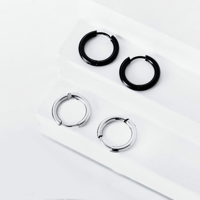 Single Hoop Earrings Accessories Trend Personality Hip-hop