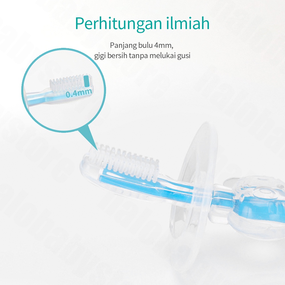 Halobaby Sikat Gigi Anak Bayi Silicon / Toothbrush Babysafe