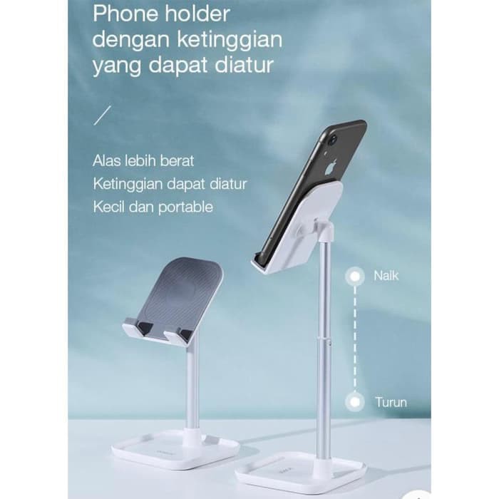 Robot RT-US04 Liftable Foldable Phone Holder Stand HP di Meja ORIGINAL