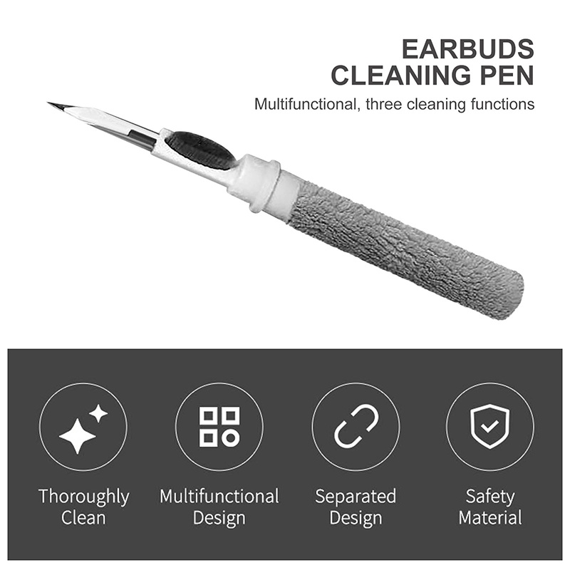 Alat Pembersih Earbuds Bluetooth Portable Pen Sikat Pembersih Earbuds