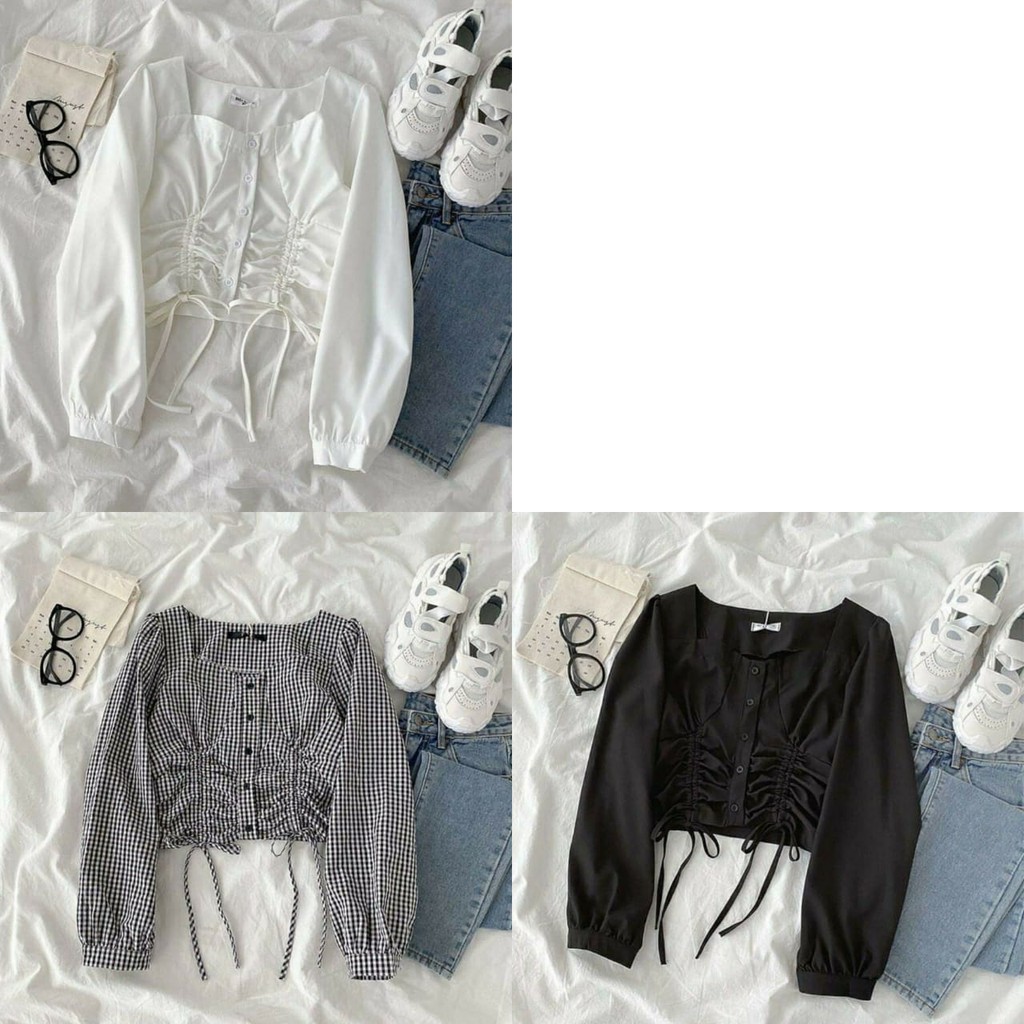 REISAN TOP (FL) - atasan murah / blouse murah / atasan wanita / blouse wanita / atasan cantik