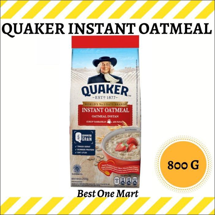 

QUAKER OAT INSTANT OATMEAL / INSTAN OAT HAVERMOUT MERAH 800 GR