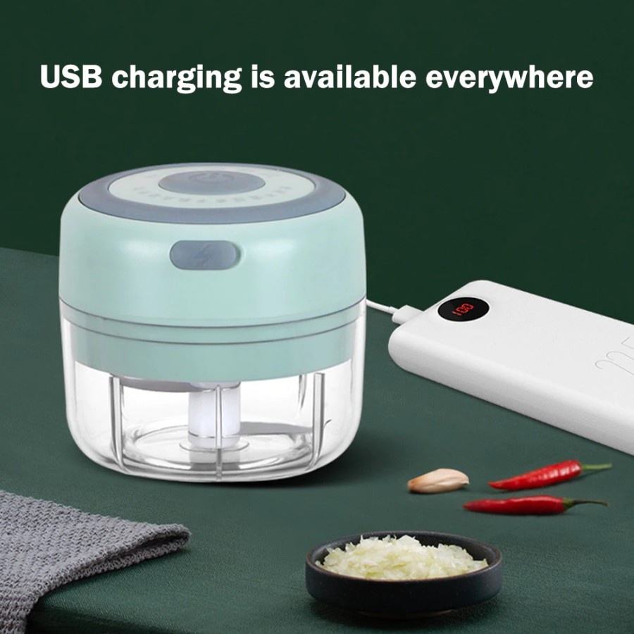 Blender Portable Food Chopper Mini Elektrik Garlic Masher - SR01