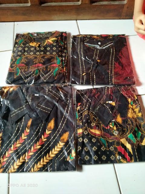 Batik Couple Keluarga Termurah Bisa Pisah Motif Prasasti Sogan(bisa Cod) Kualitas Terbaik