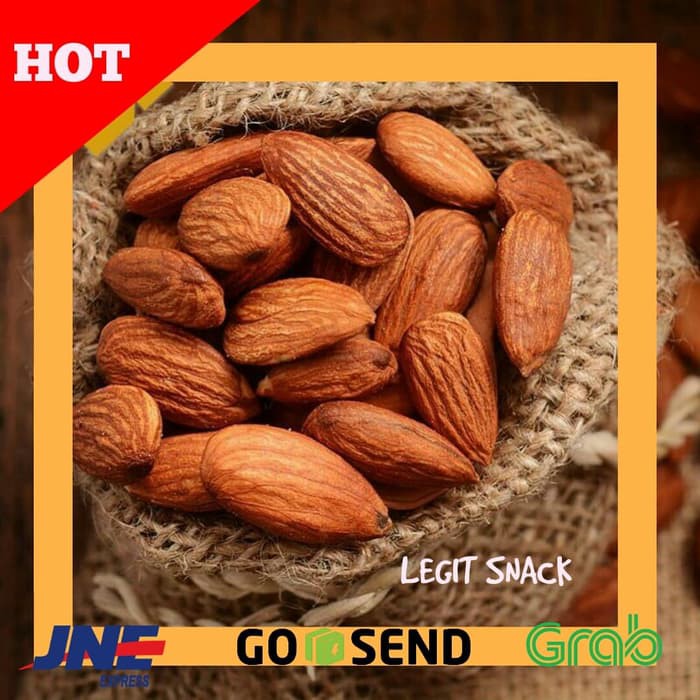 

500GR KACANG ALMOND ROASTED ( ALMON PANGGANG ) USA GROSIR MURAH