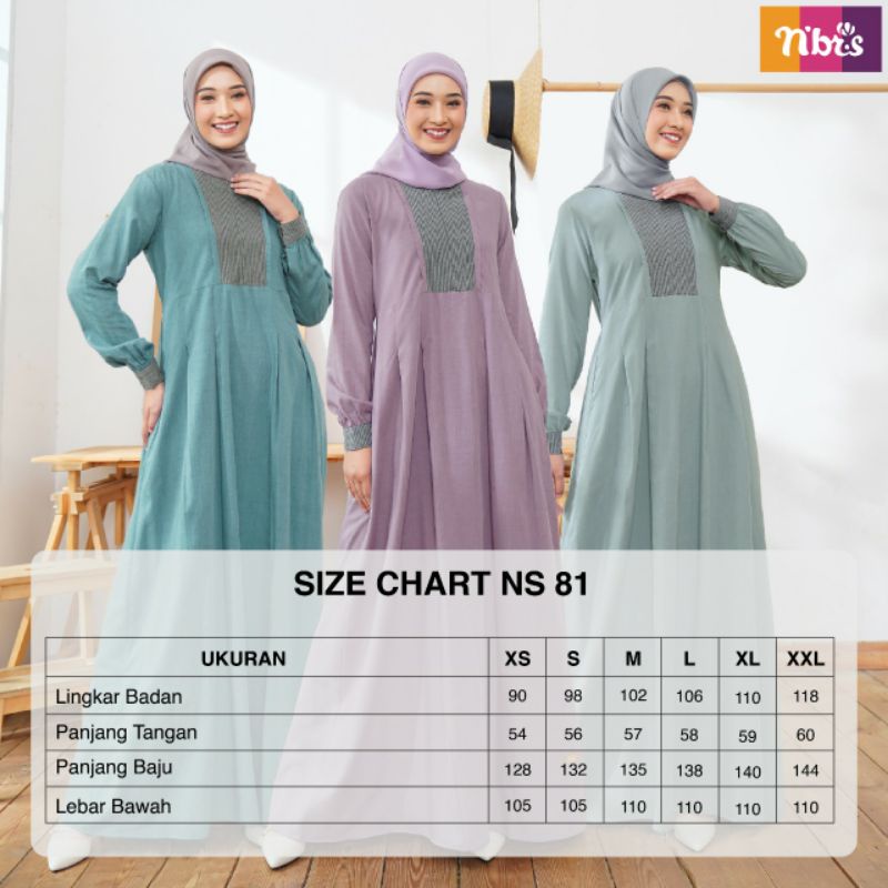 Gamis Nibras NS 081